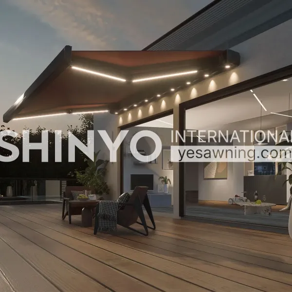 QHA重型全盒电动遮阳篷——高端户外空间的智能防护解决方案