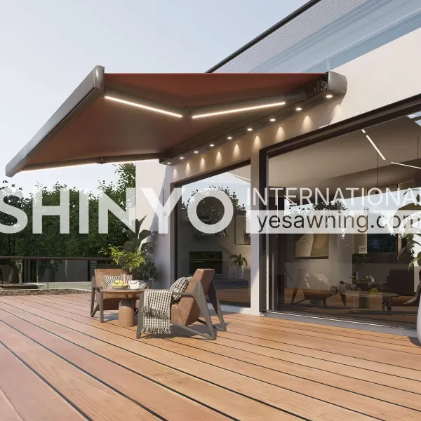 QHA电动重型全盒伸缩篷——军工级智能防护，重塑户外遮阳新标杆